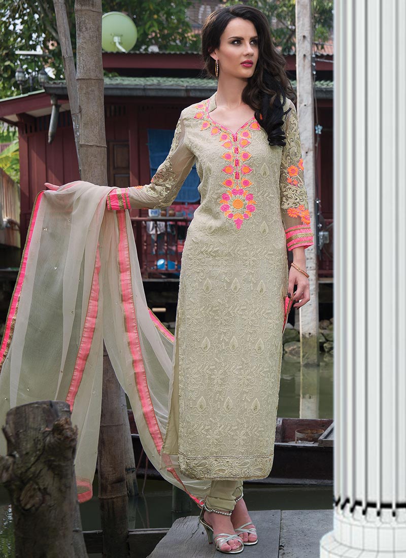 long churidar suit