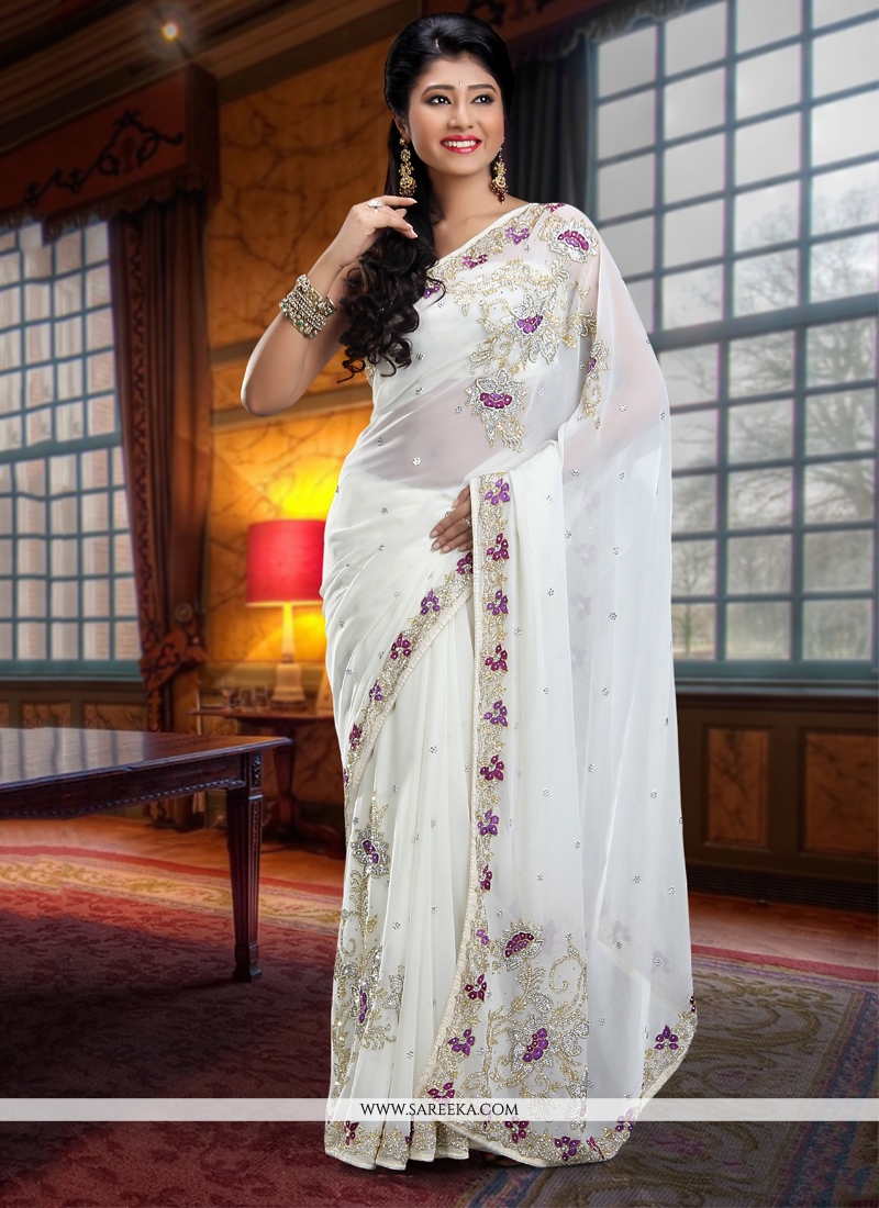 flimsy chiffon saree