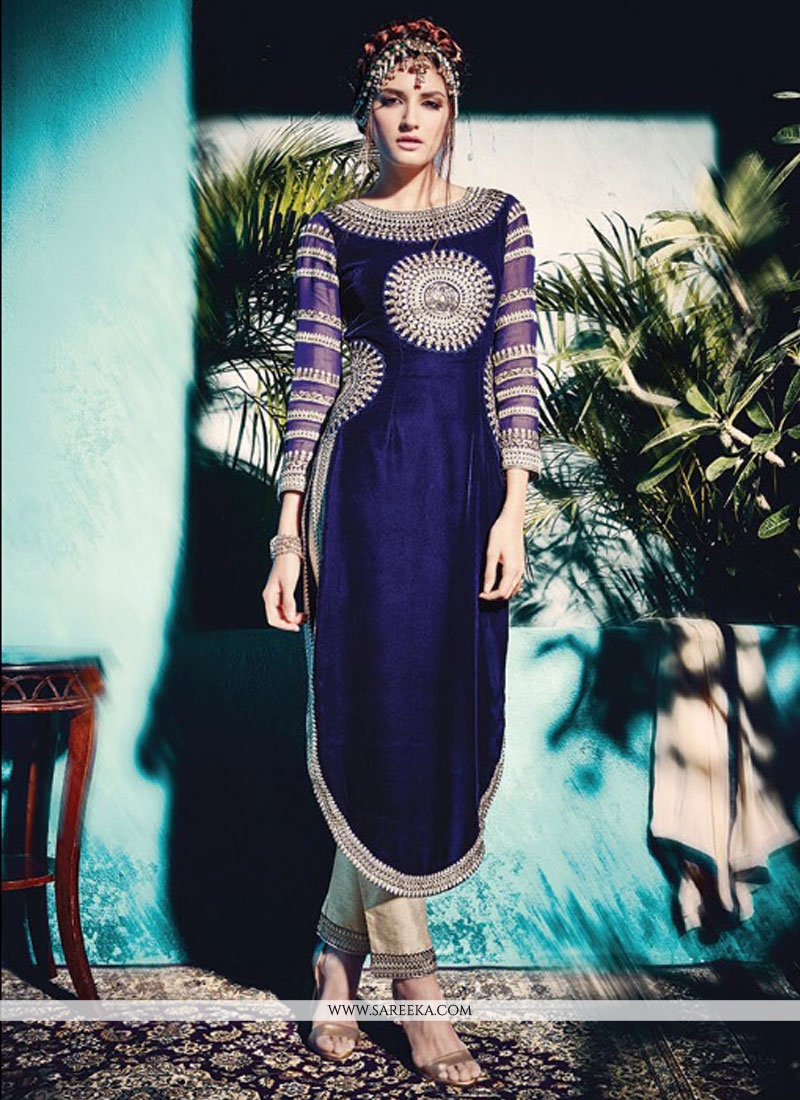 Resham Work Pant Style Suit