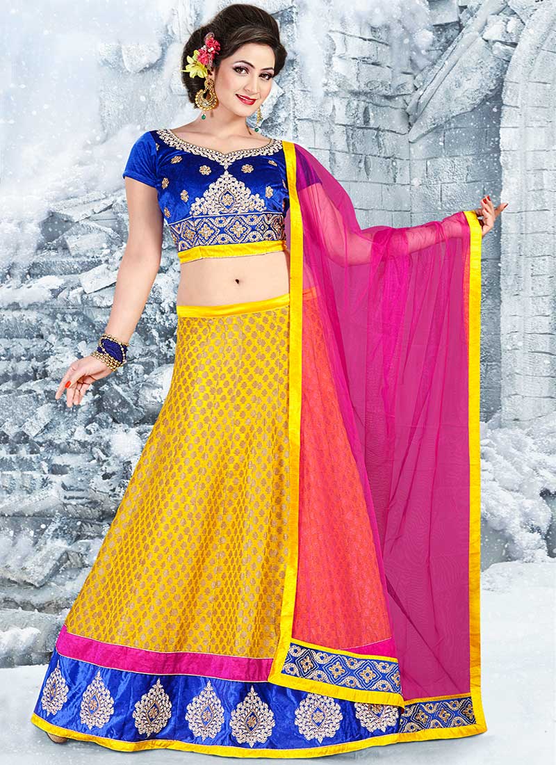 brocade lehenga choli