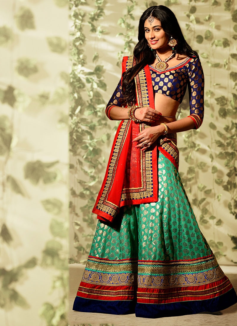 Gorgeous Blue Color Lehenga Choli For Wedding Occasion – Joshindia