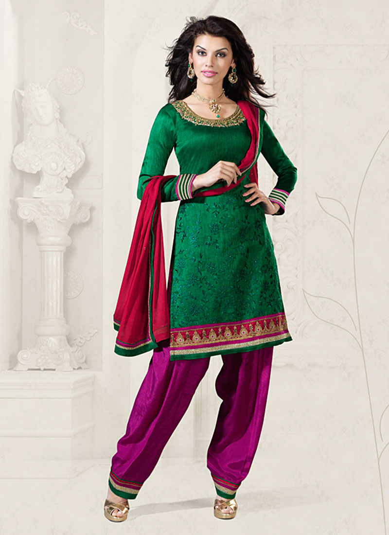 embroidery salwar suit material