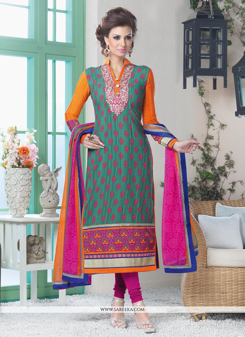 crepe silk churidar material