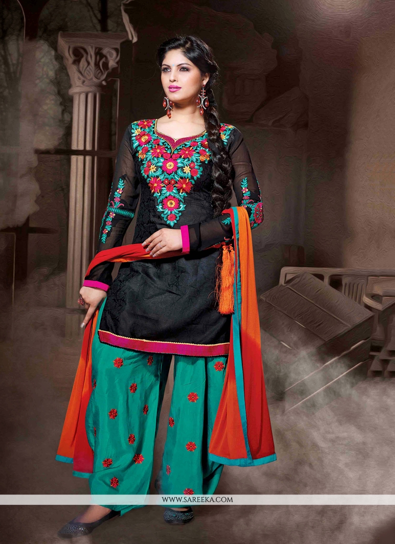 silk punjabi suit online shopping