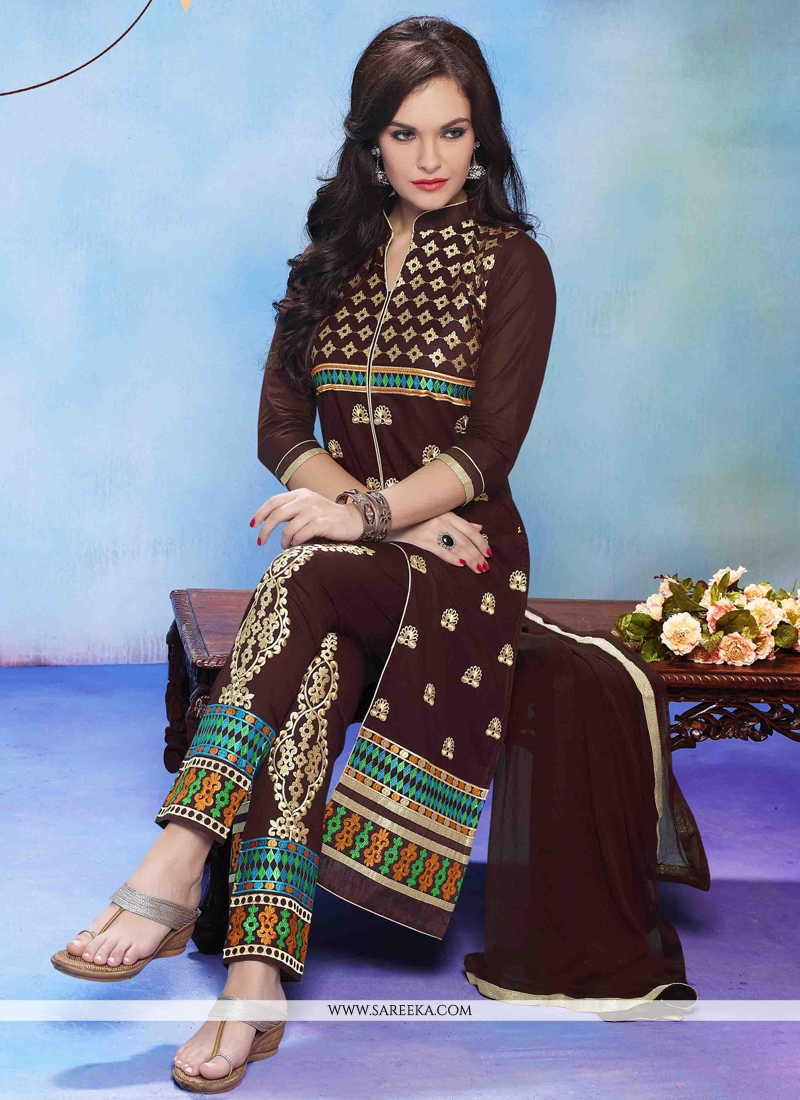 cotton formal salwar suit for interview