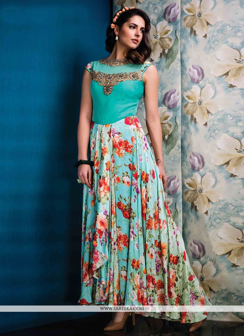 silk gown back design