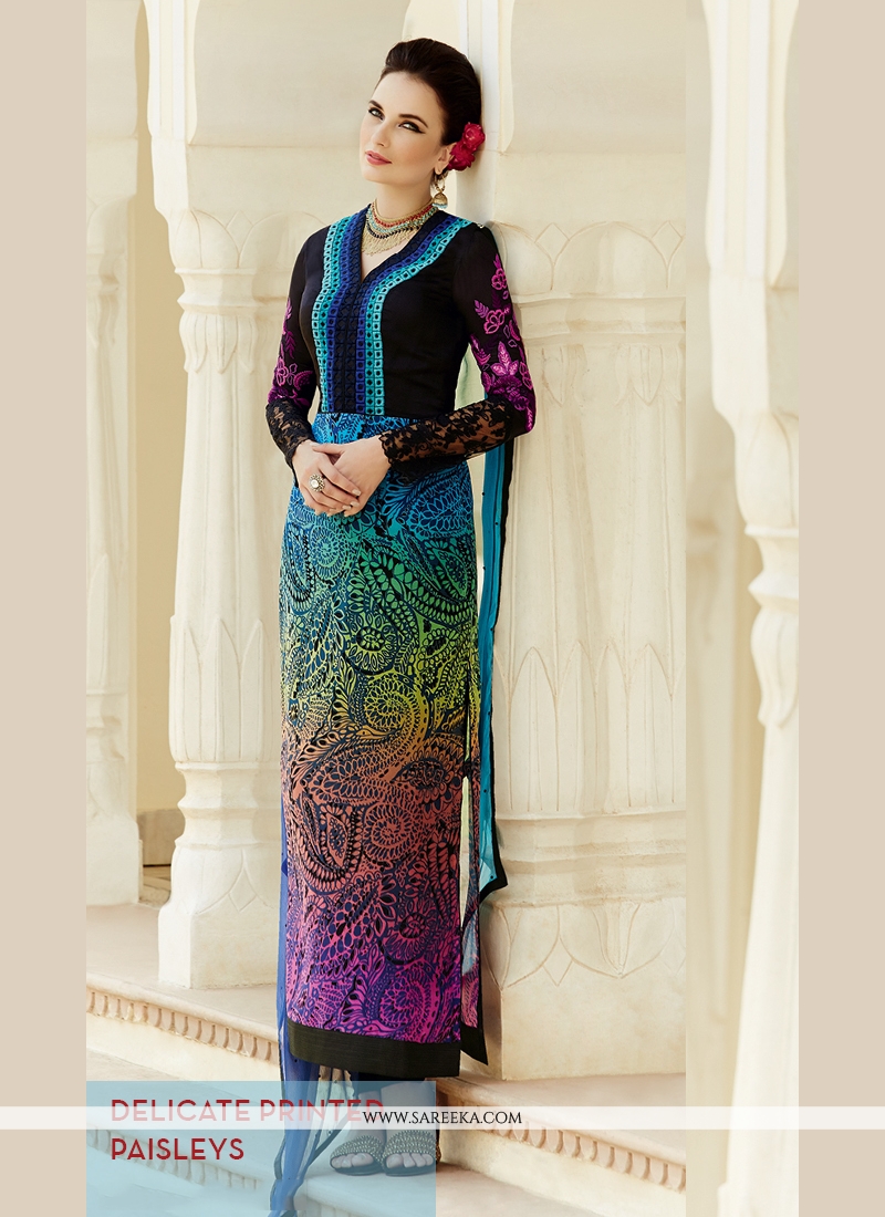 georgette suit designing