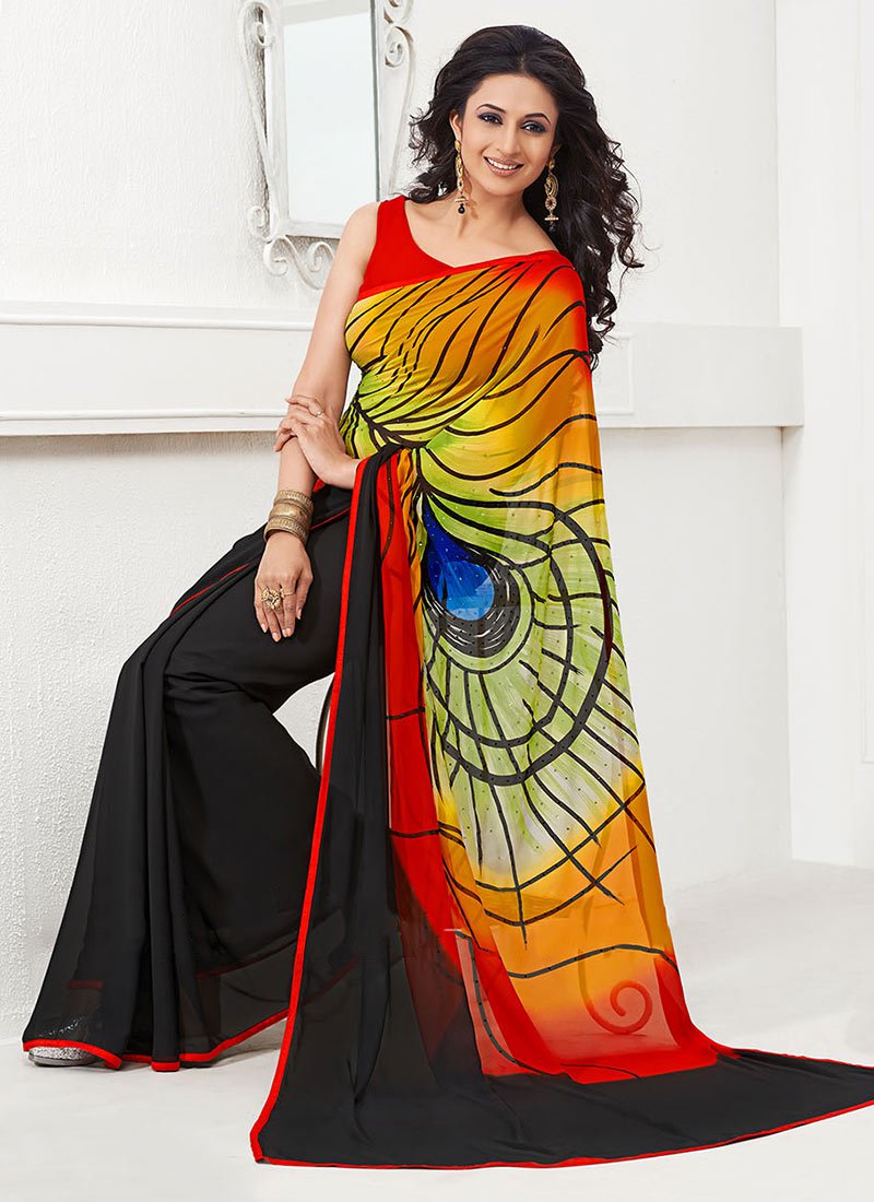 Pure Soft Georgette Saree - Silk Bazaar