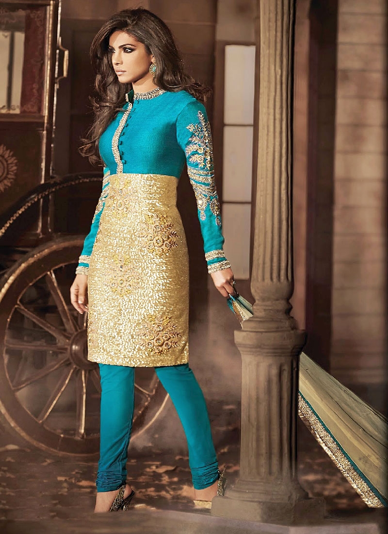 silk churidar material images