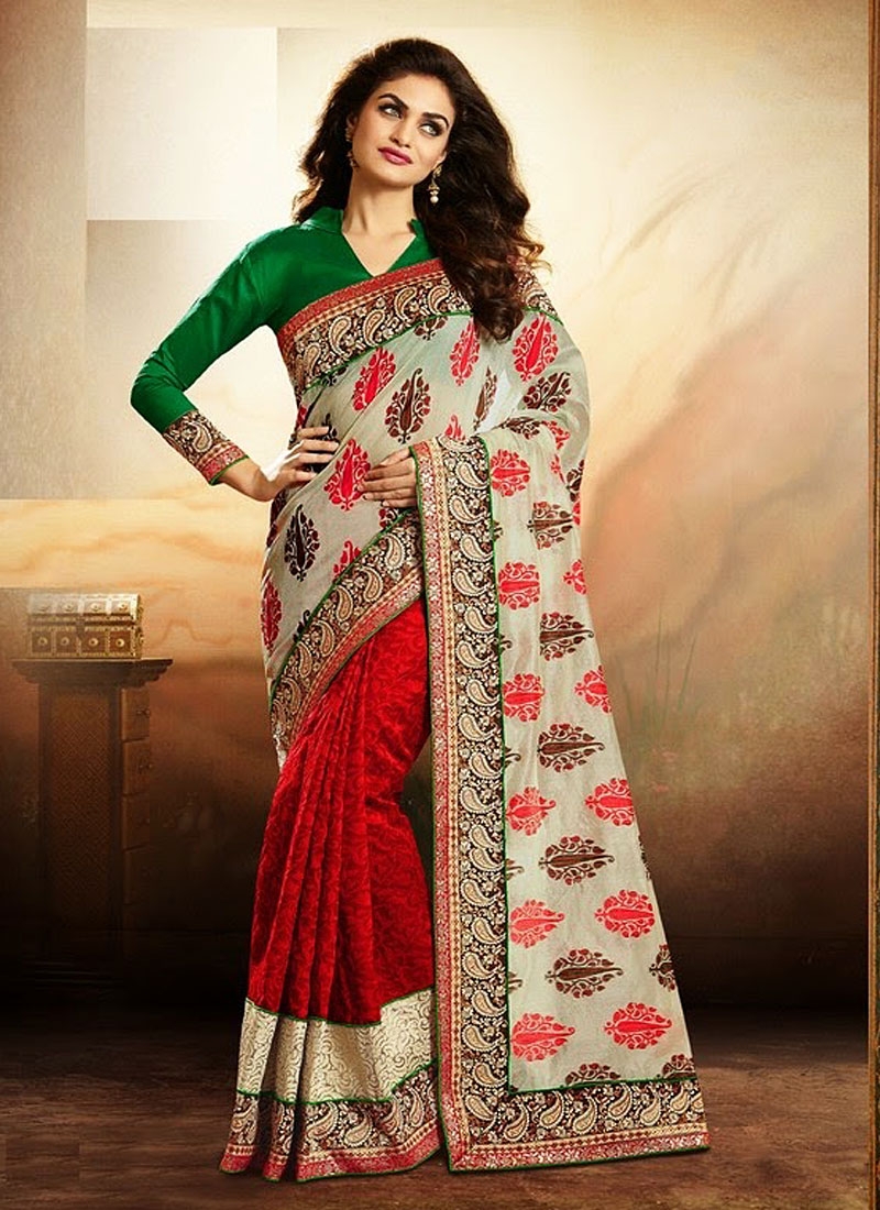 Buy Jacquard Linen Sarees Online in India | Loomfolks