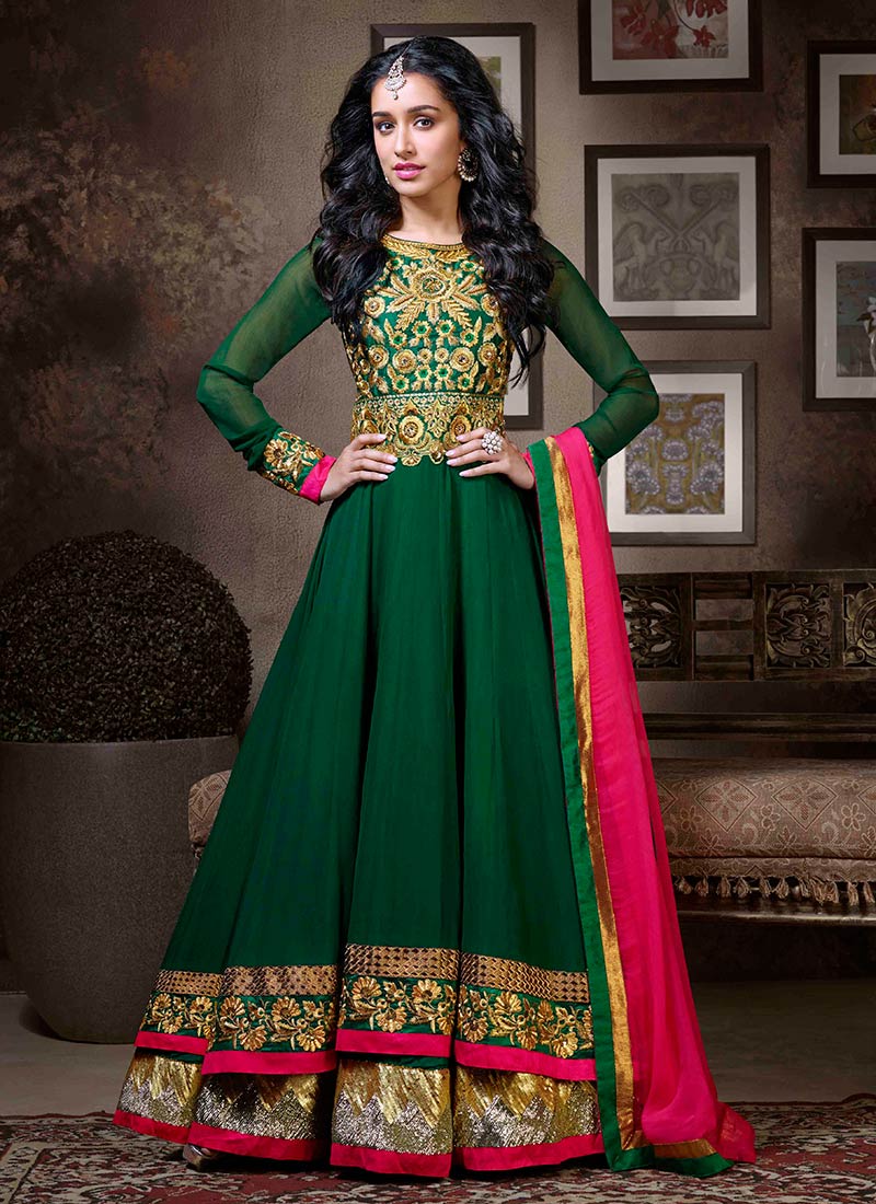 shraddha kapoor in anarkali suit