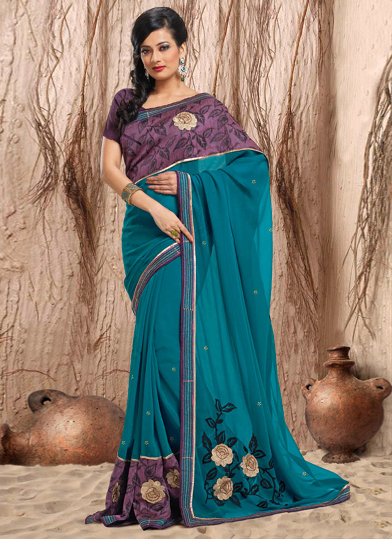 costly chiffon sarees