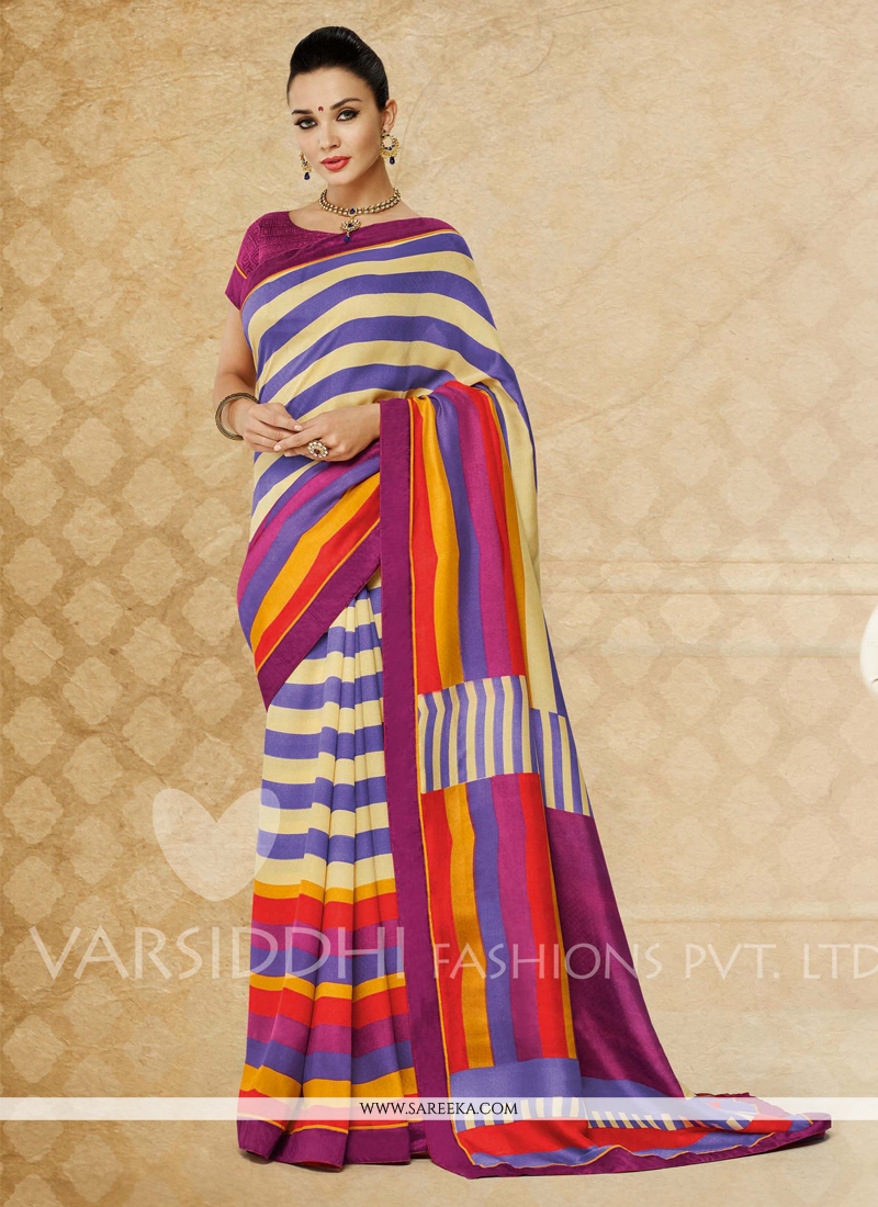 Pashmina Multi Colour Casual Saree