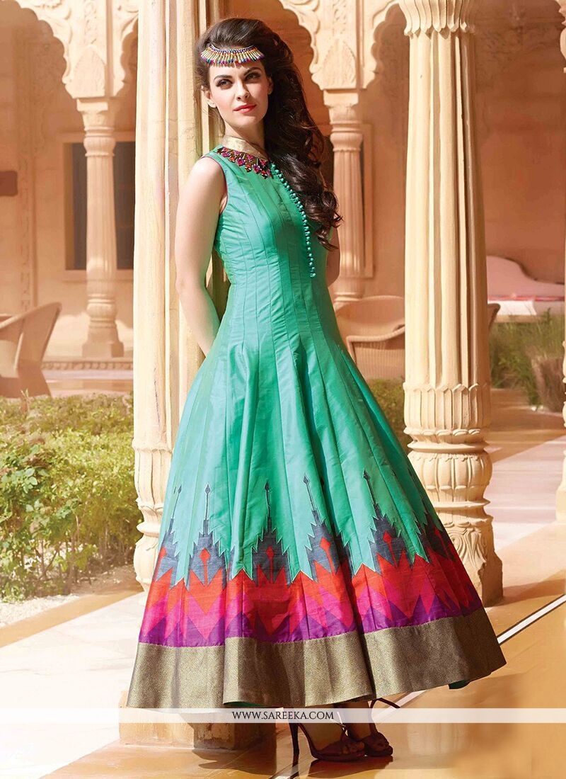 design of silk gown
