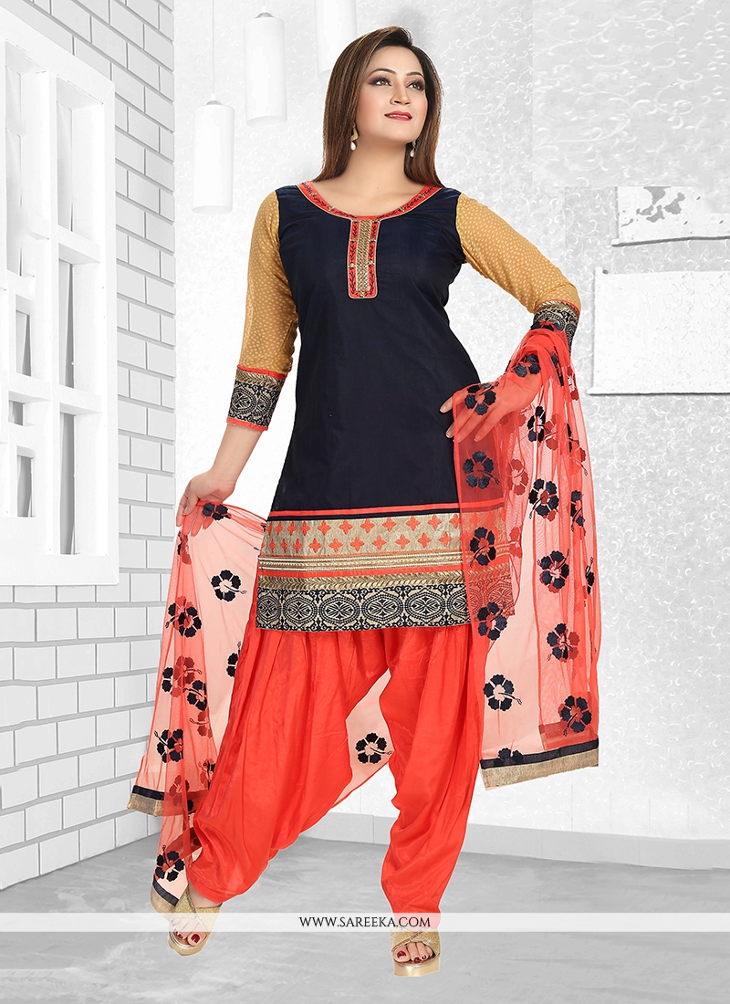 Buy Embroidered Work Readymade Suit Online : France