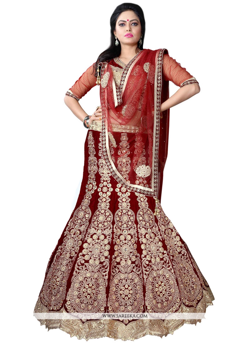 sitara work lehenga