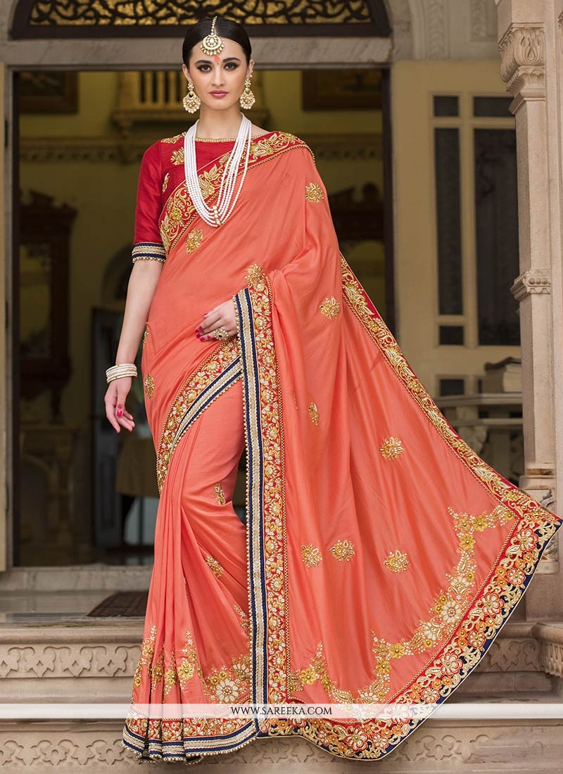 Buy Silk Designer Saree Online at lowest price