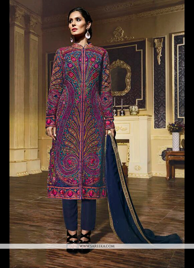 georgette suit designing