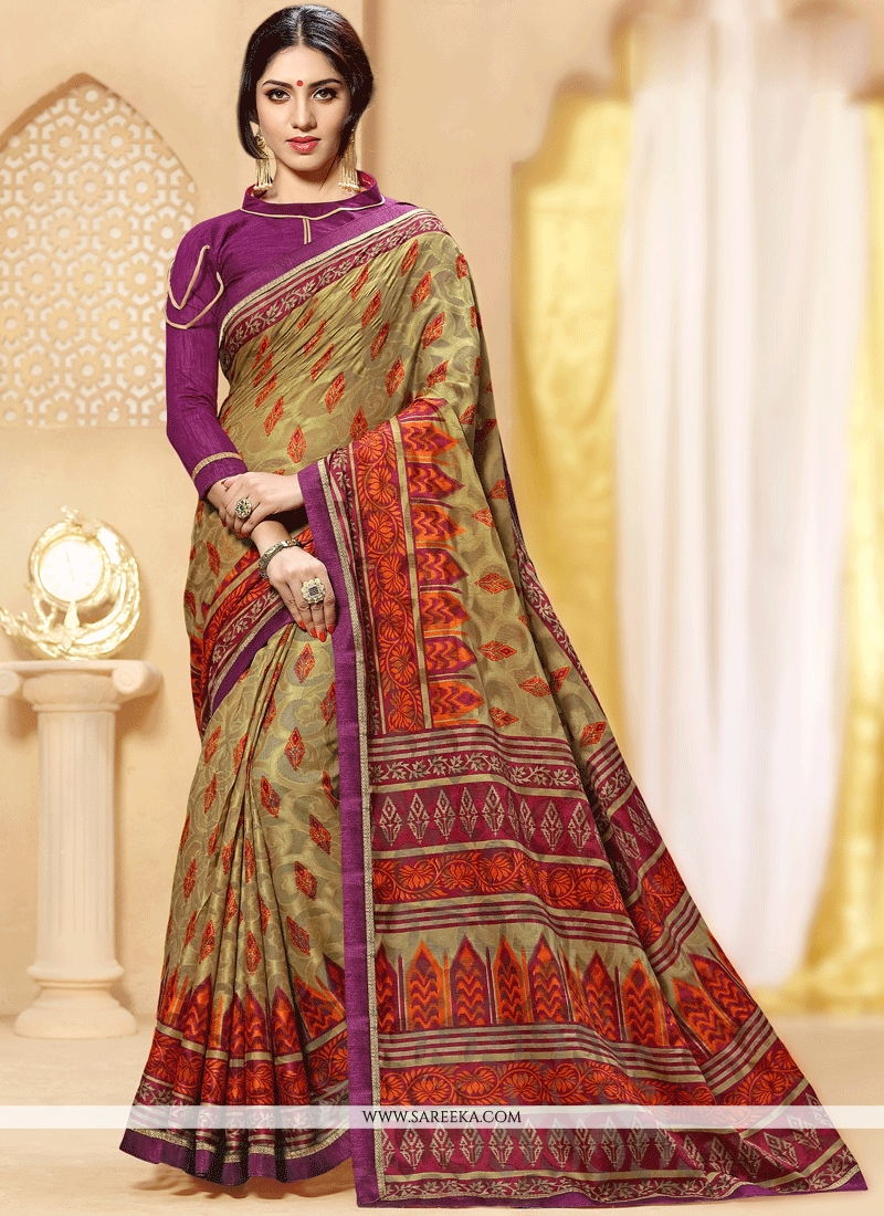 Buy Art Silk Traditional Saree Online : 64528