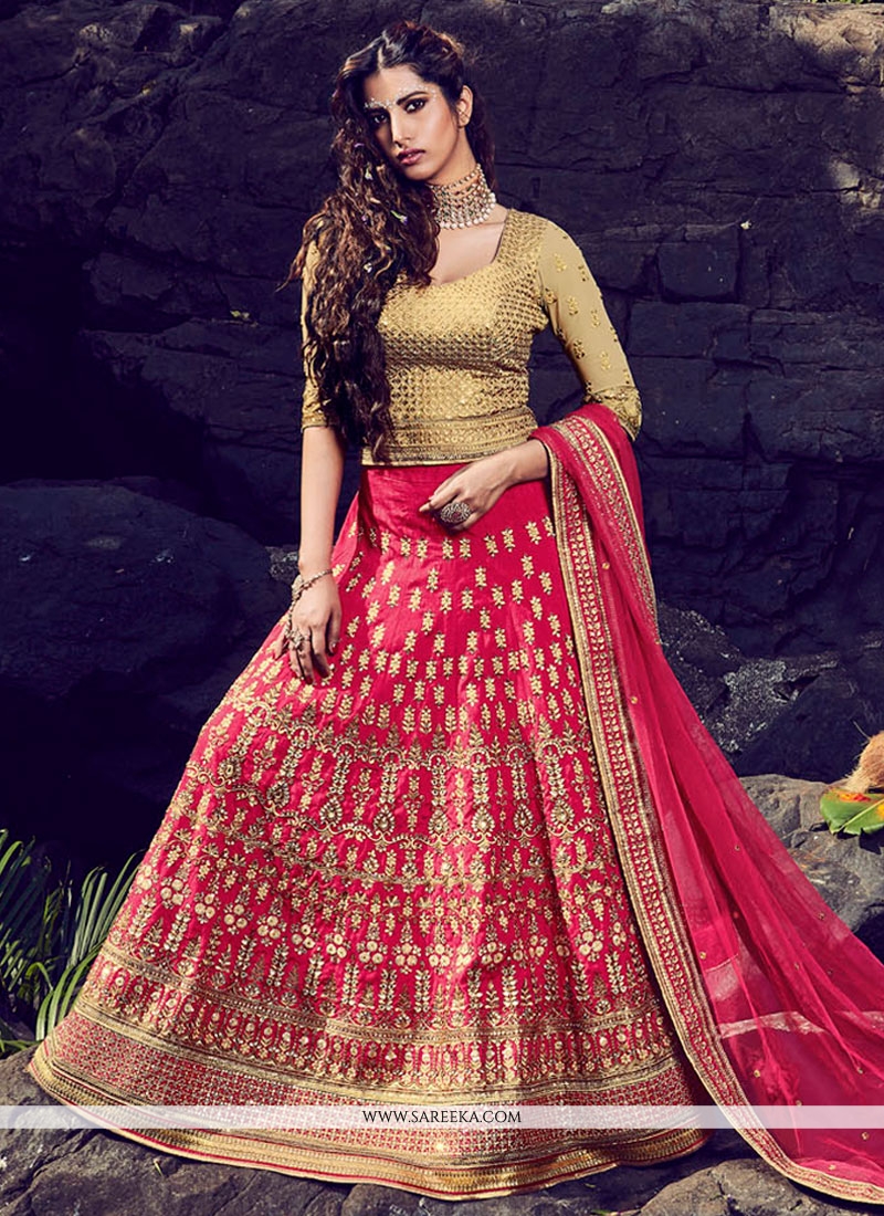 hot pink lehenga choli