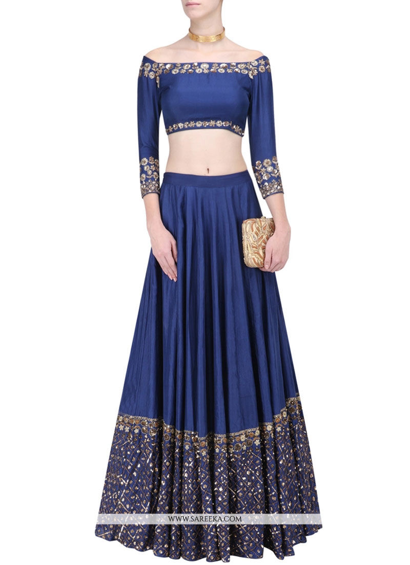 Buy Navy Blue Lehenga Choli Online Malaysia