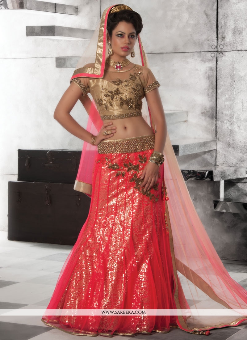 Buy embroidered work lehenga choli online at best price