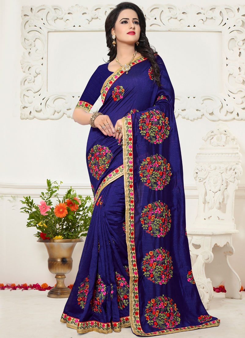 Buy Blue Saree Online : 84148