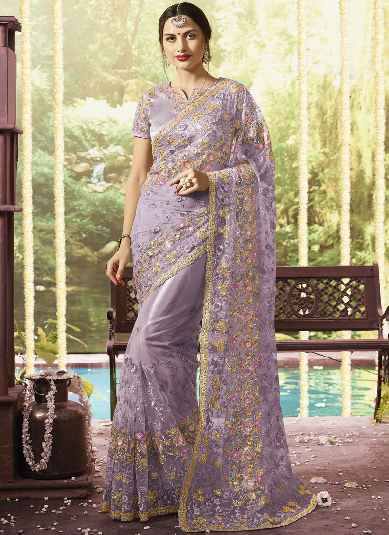 modern bridal saree design