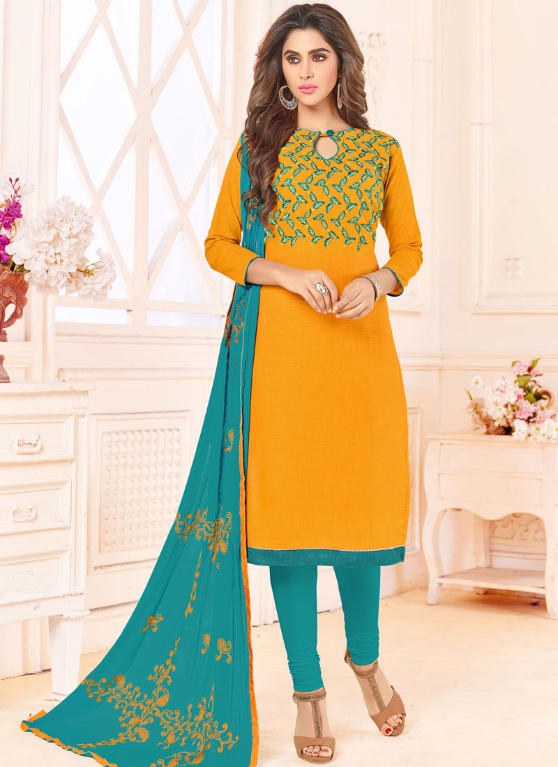 suit churidar design