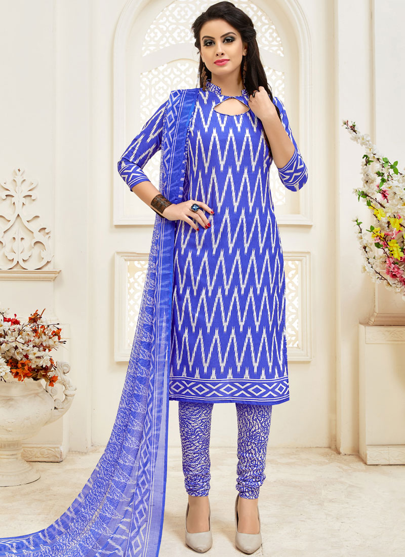 purple and white salwar suit