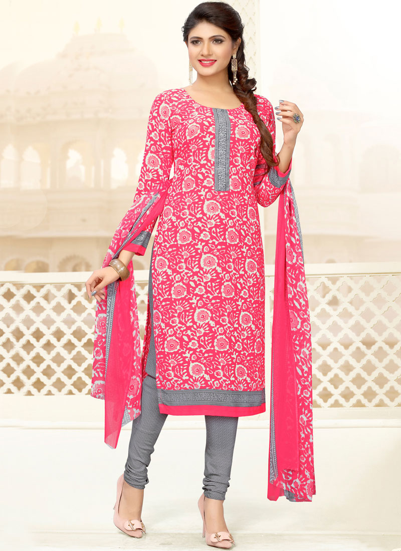 Buy Pink Casual Salwar Kameez Online