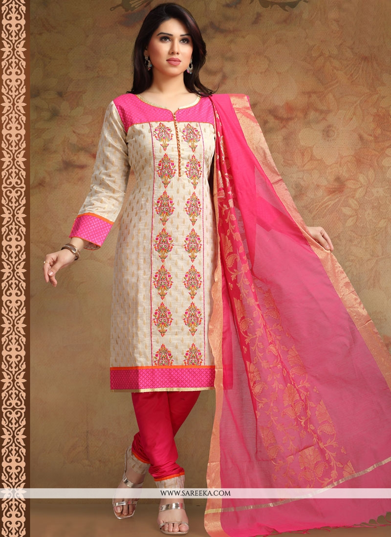 pink churidar images