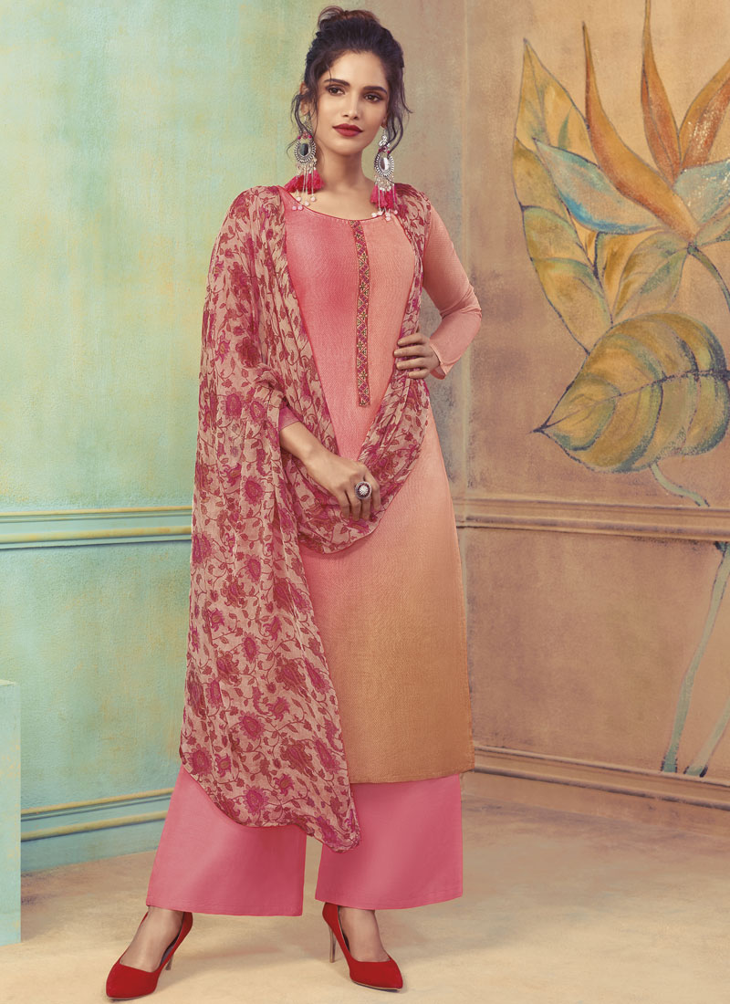 Buy Printed Designer Suit Online 88108