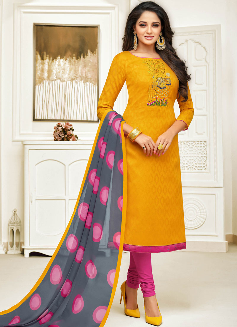 new stylish churidar design