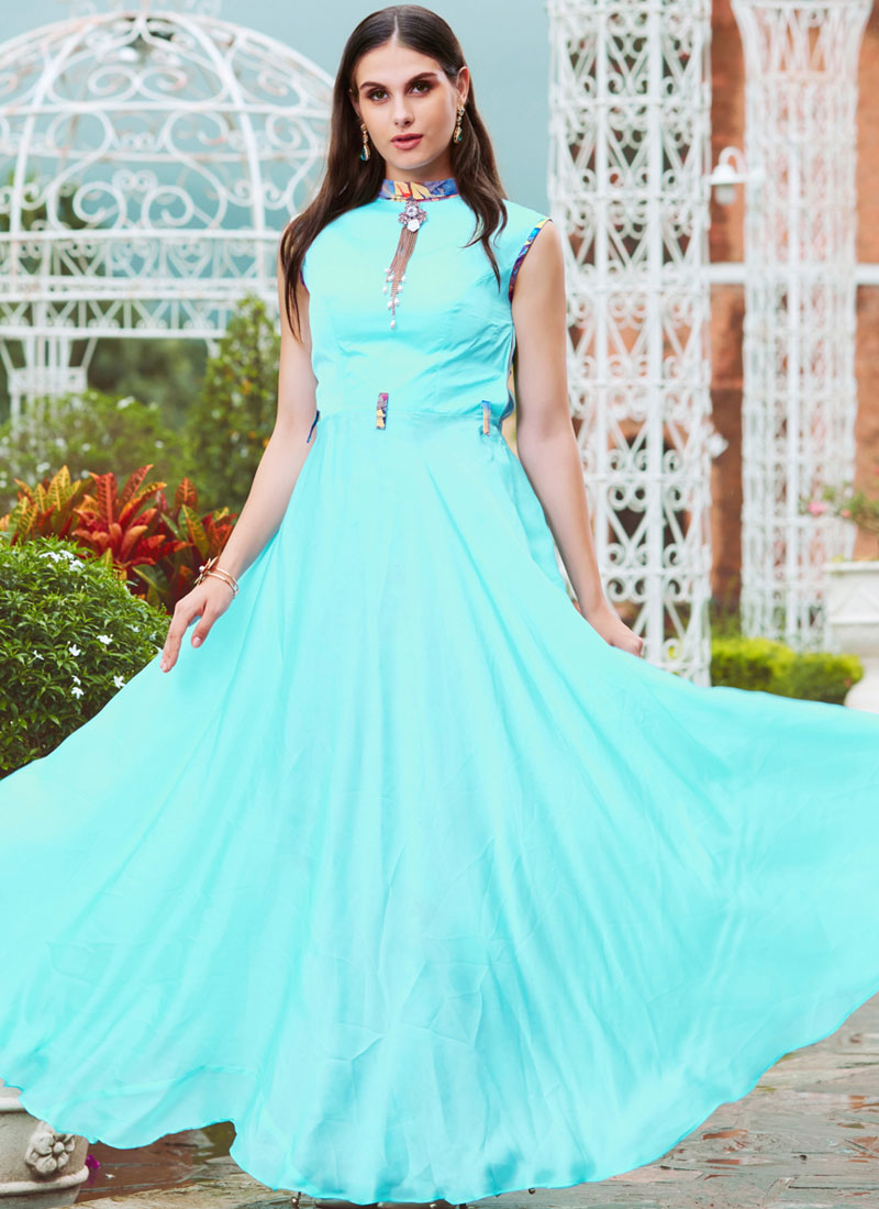 Daska embellished sequin slip dress with detachable matching top in aqua  blue | ASOS
