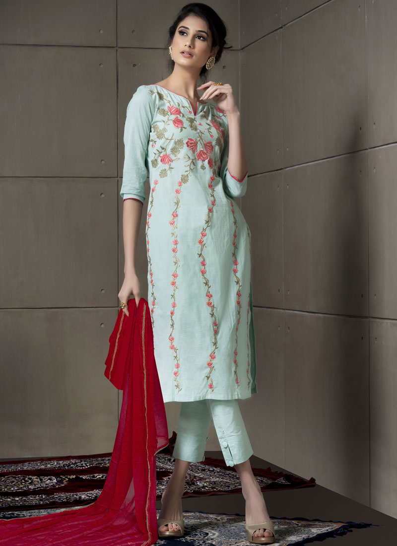 Grey Punjabi Pant Suit | Long gown design, Salwar kameez designs, Sleeves  designs for dresses