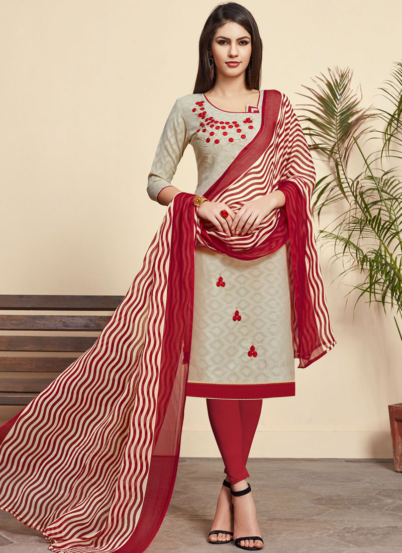 printed churidar designs