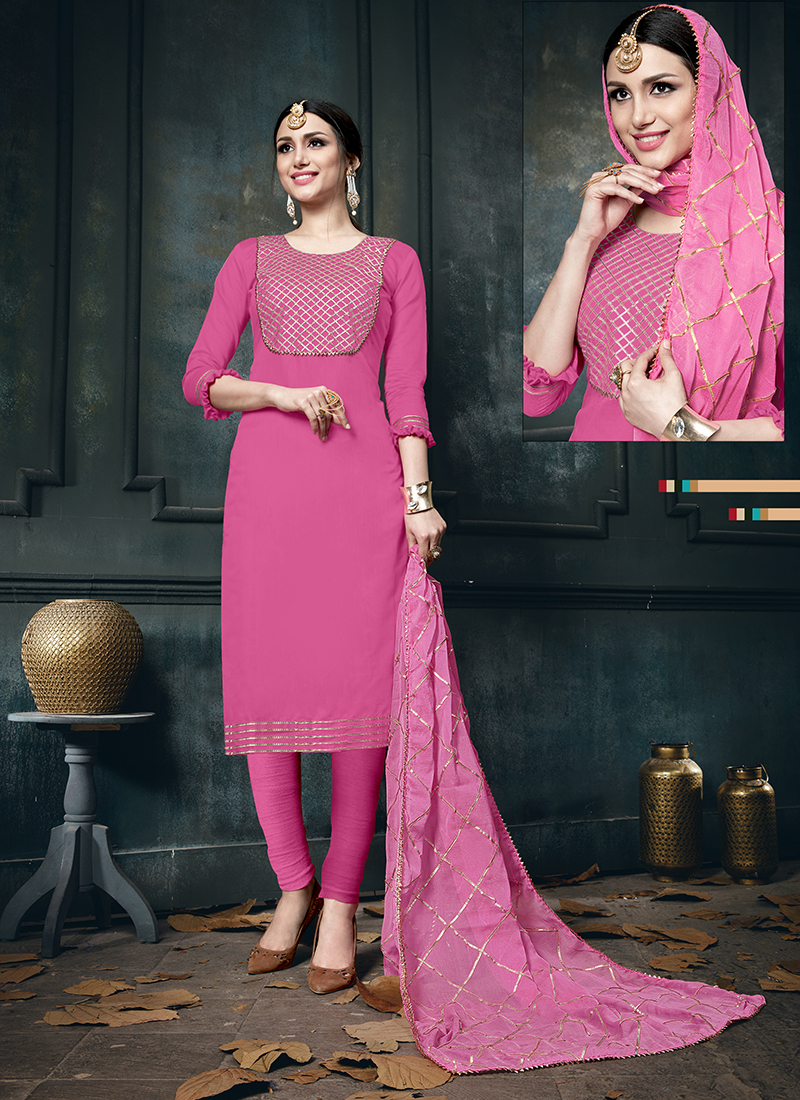 party wear suit cotton