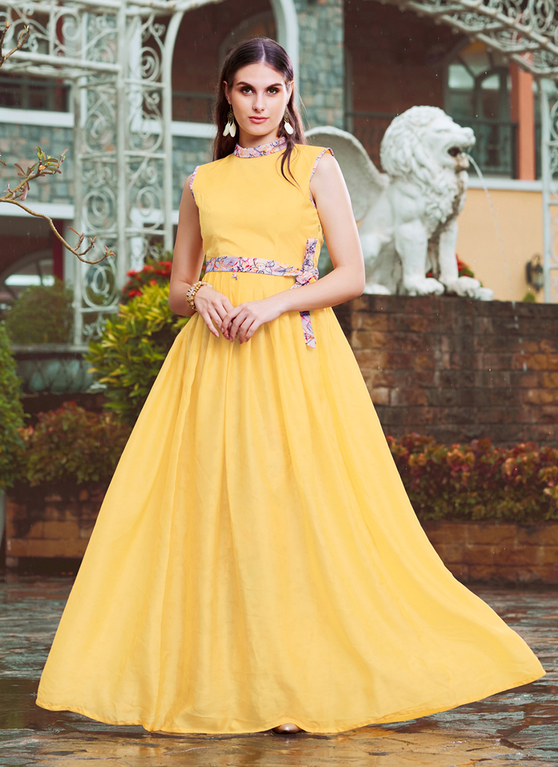 fancy yellow dress