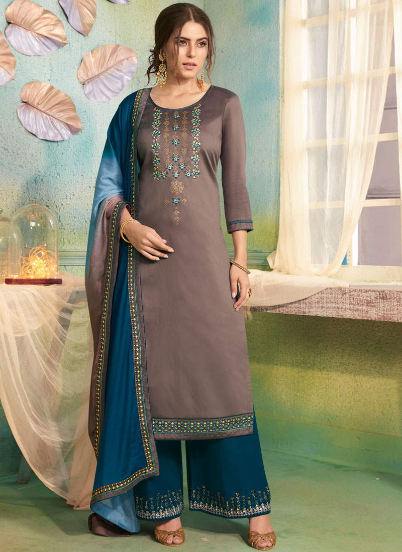 silk jamawar suit