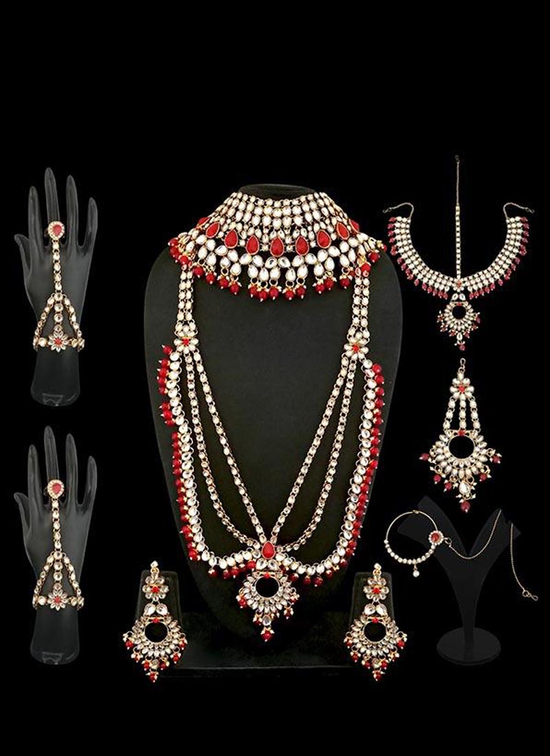 Kundan set gold with price Clearance