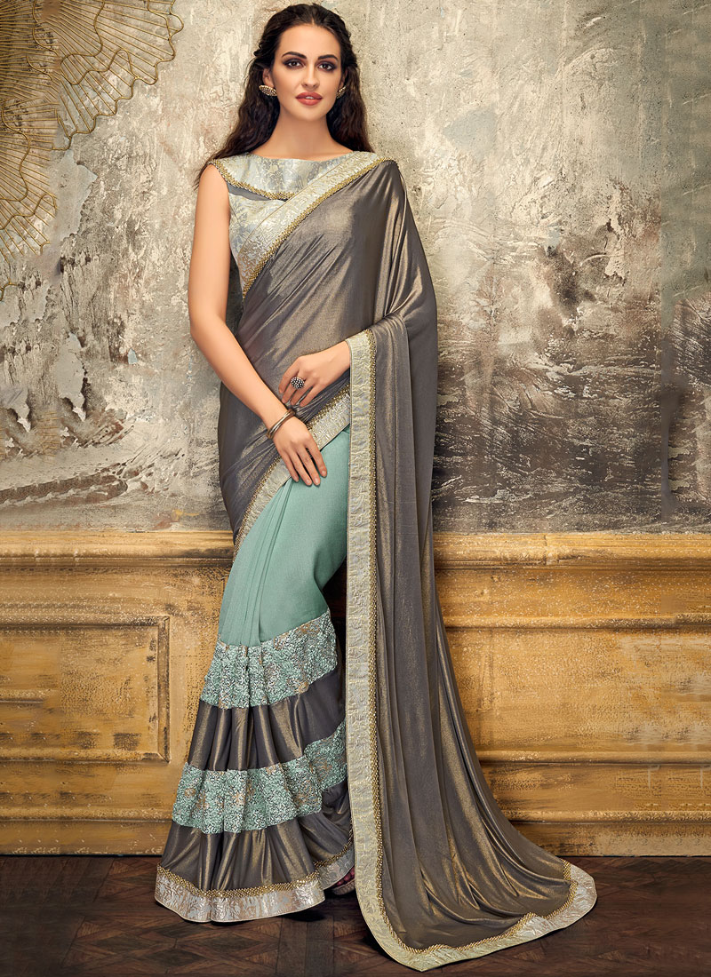 gipio lace saree