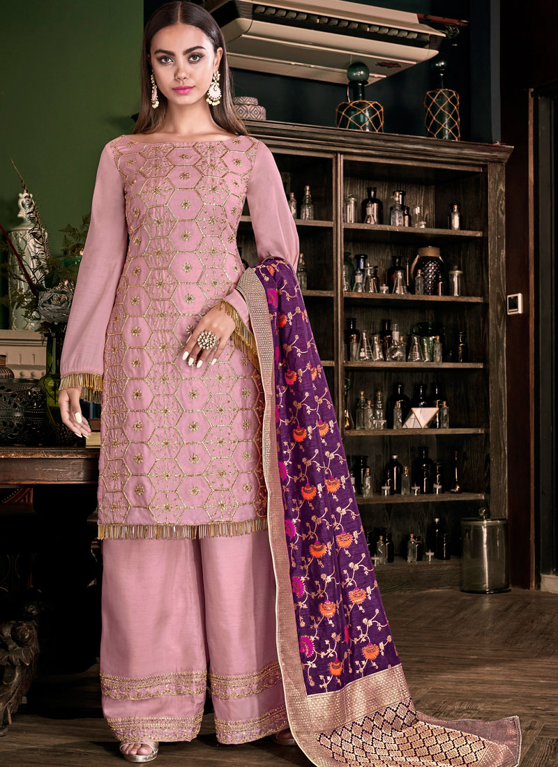 Buy Palazzo Salwar Kameez For Party Online : 130765