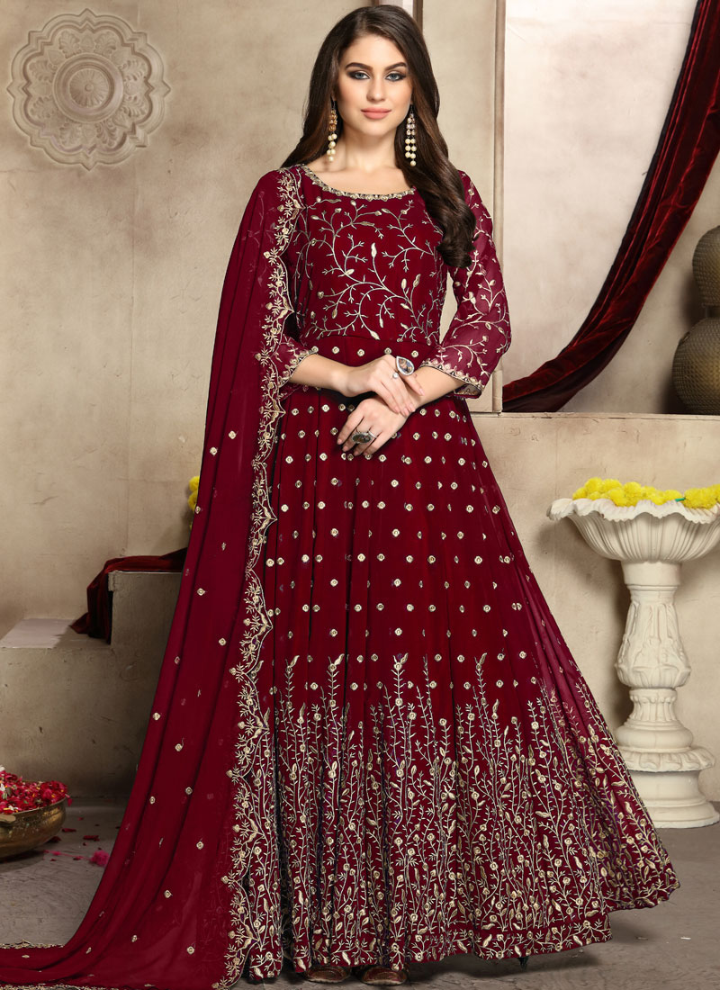 Reception anarkalis hot sale