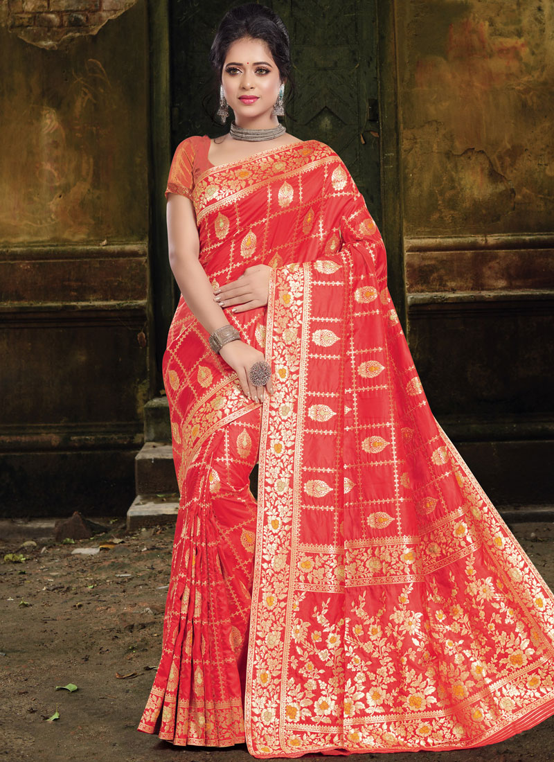 Shop Red Wedding Traditional Designer Saree Online : 105046 - Bridal Sarees