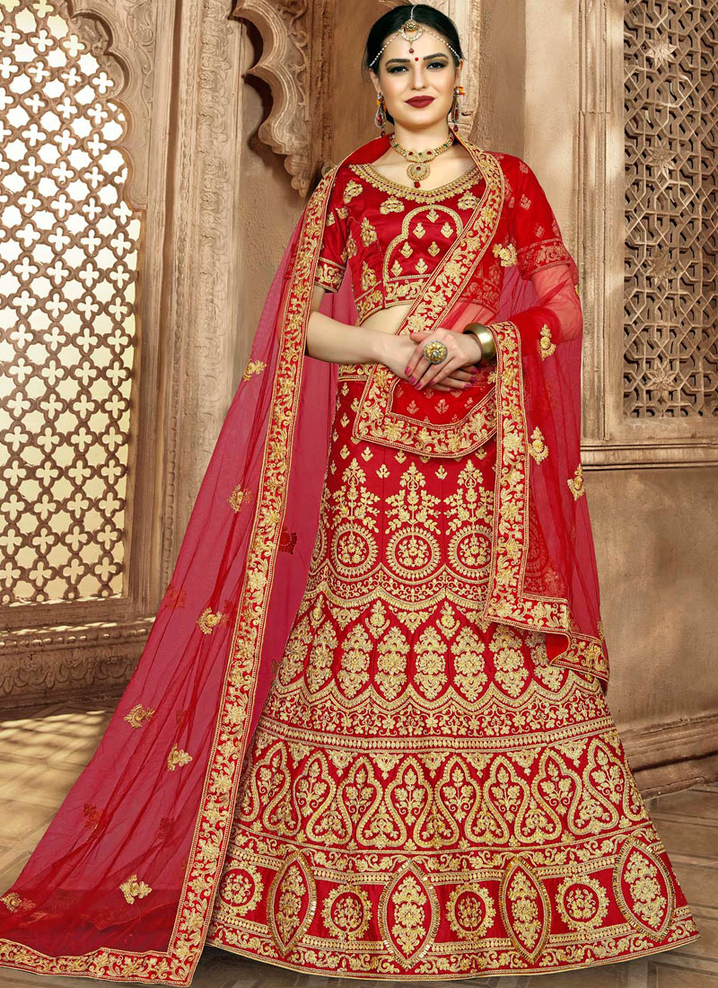 Grey Satin High Quality Lehenga Choli For Women – Ville Fashions