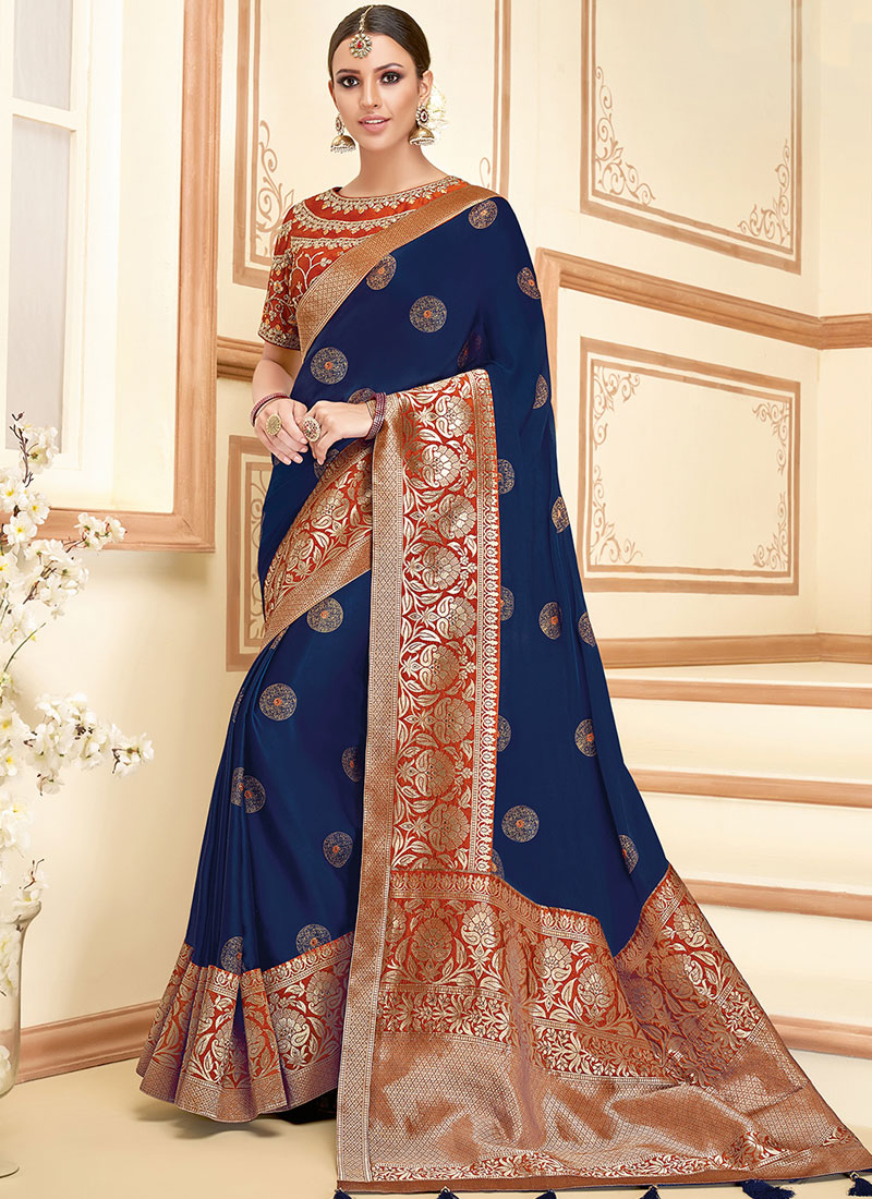 Thread Work Classic Designer Saree buy online