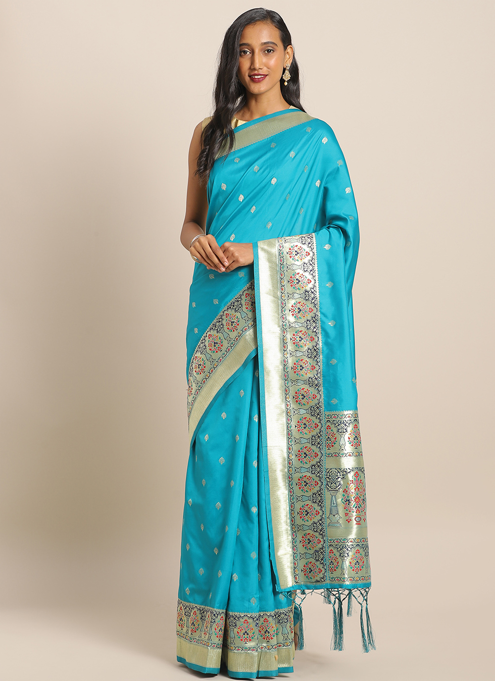 Shop Online Art Banarasi Silk Weaving Saree 156979