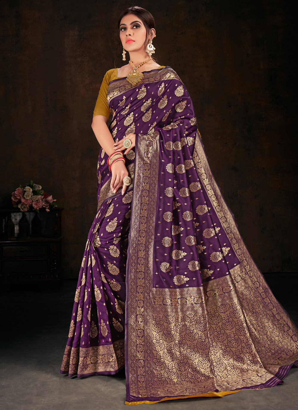 Banarasi Silk Weaving Traditional Saree Buy Online 