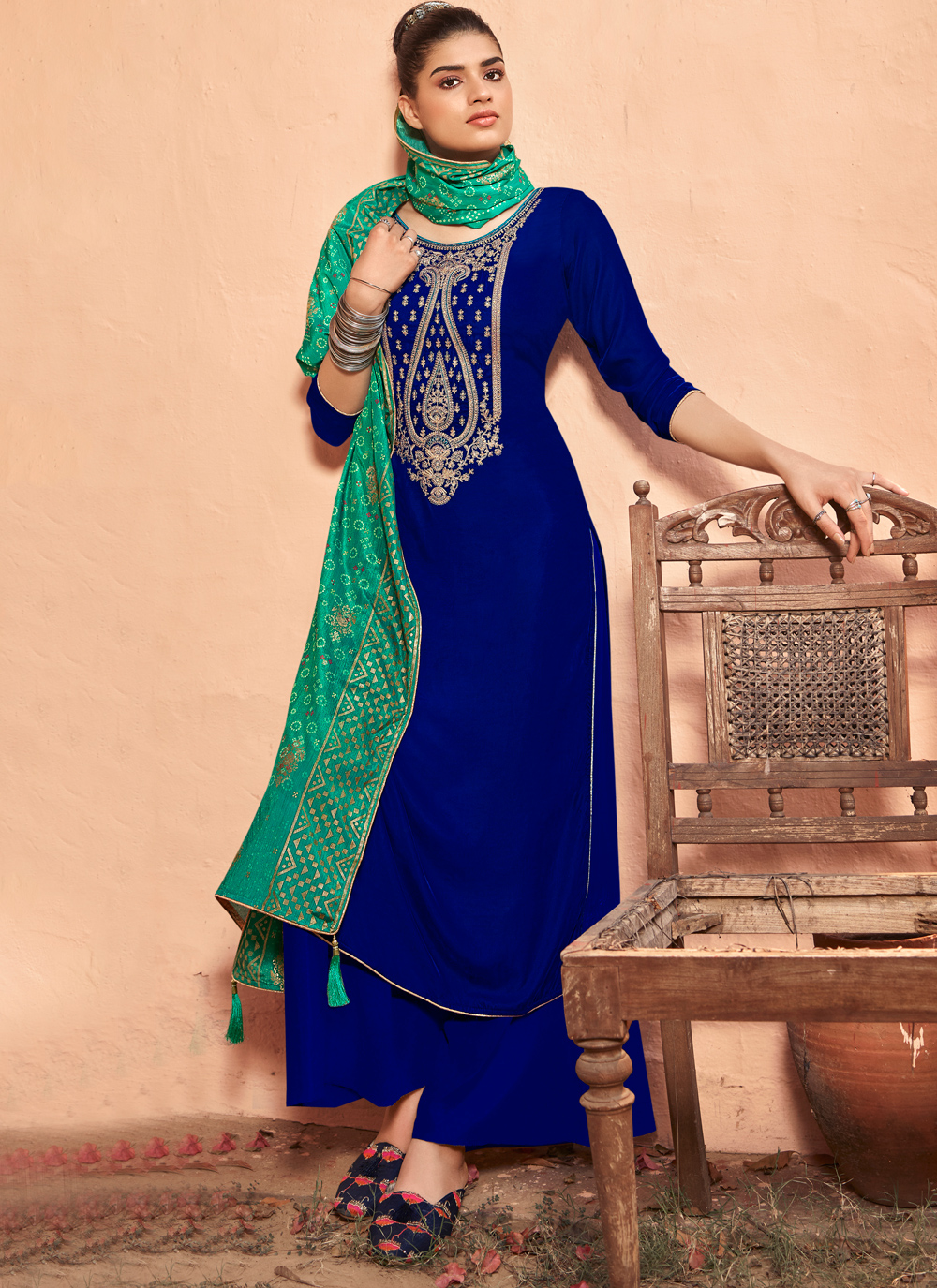 velvet salwar